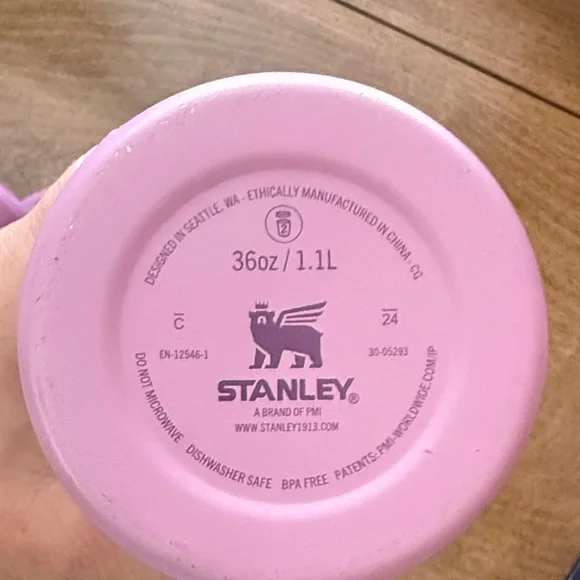 Stanley Aerolight 36oz Lilac Stainless Steel Flip Straw Bottle - Picture 6 of 9